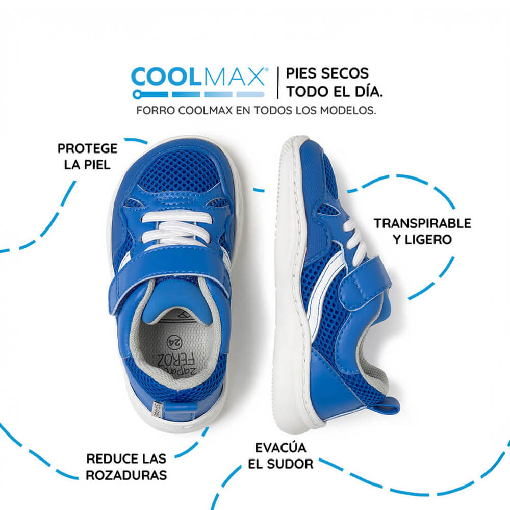 calzado barefoot infantil vegano azul tibi rocker ss26 Royal 04