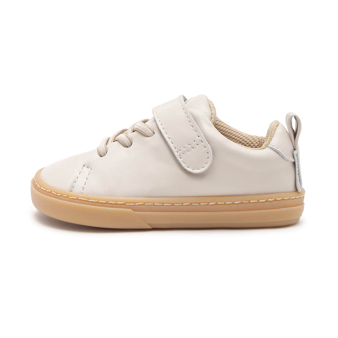 zapatillas infantiles respetuosas forro coolmax transpirables veganas turia rocker aw24 | Beige Microfibra