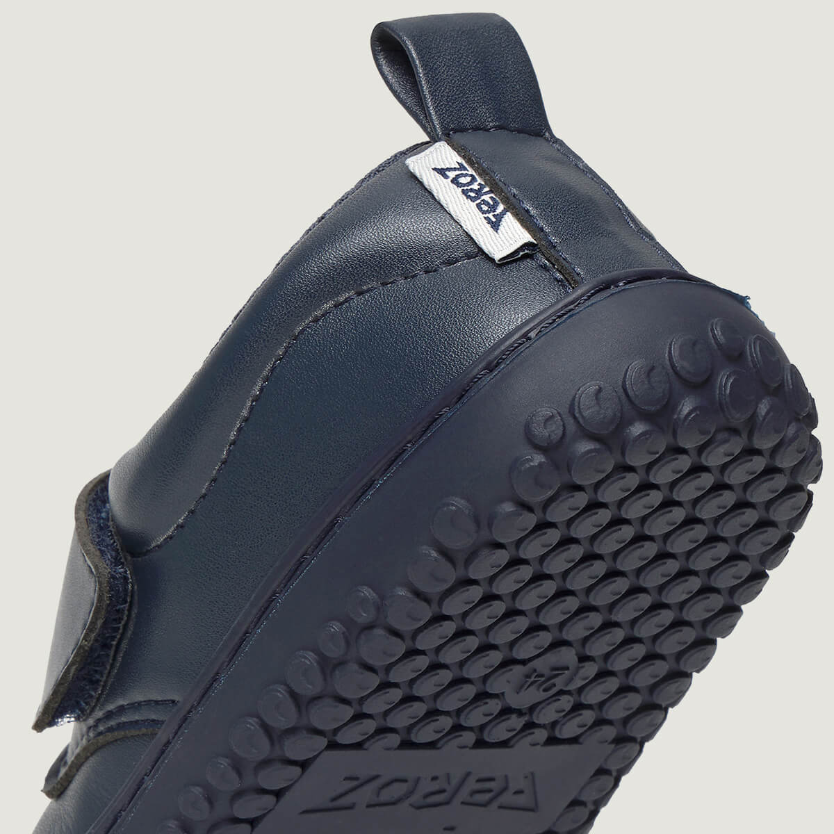 Detalle zapatillas colegio escolares garbi rocker | Azul Marino Microfibra
