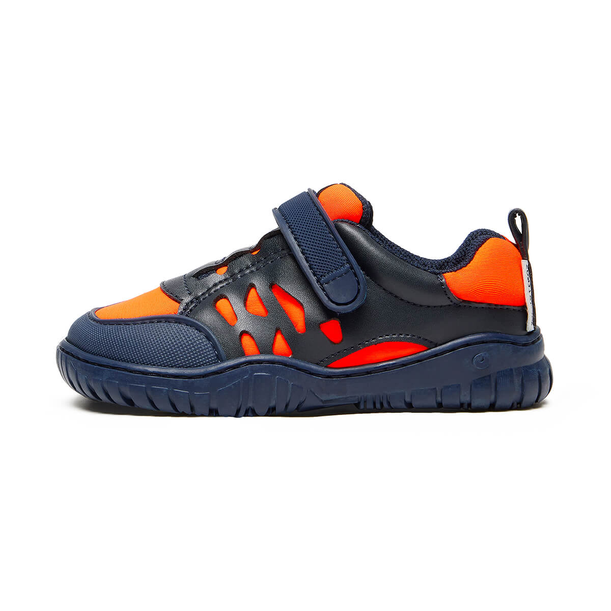 calzado infantil barefoot diseno respetuoso deportivo divertido moderno color azul naranja onil rocker aw24 01