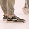 calzado microfibra barefoot comodo ligero pies anchos adolescentes adulto freekers ss26 Tibi Kaki