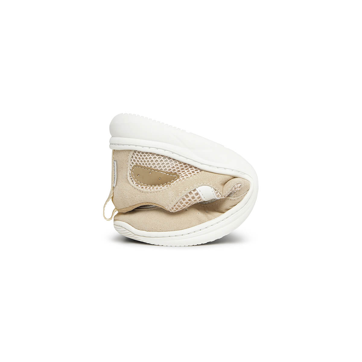 calzado microfibra barefoot comodo ligero pies anchos adolescentes tibi adulto freekers ss26 Micronobuck Beige 04
