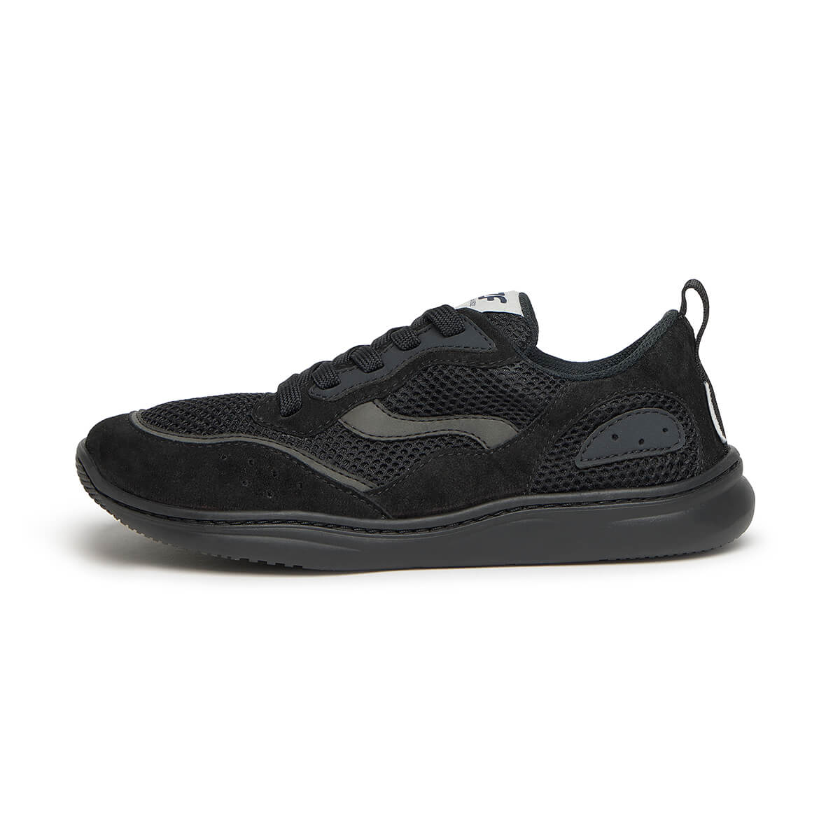 calzado microfibra barefoot comodo ligero pies anchos adolescentes tibi adulto freekers ss26 Serraje Negro 01