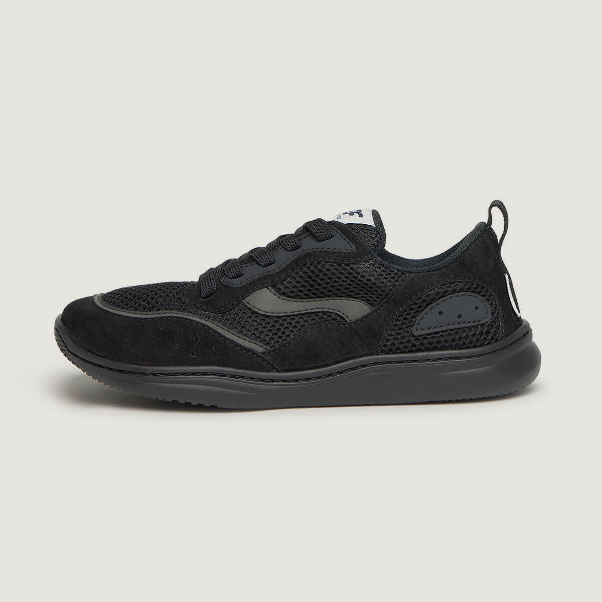 calzado microfibra barefoot comodo ligero pies anchos adolescentes tibi adulto freekers ss26 Serraje Negro 01  | Negro Serraje Reciclado