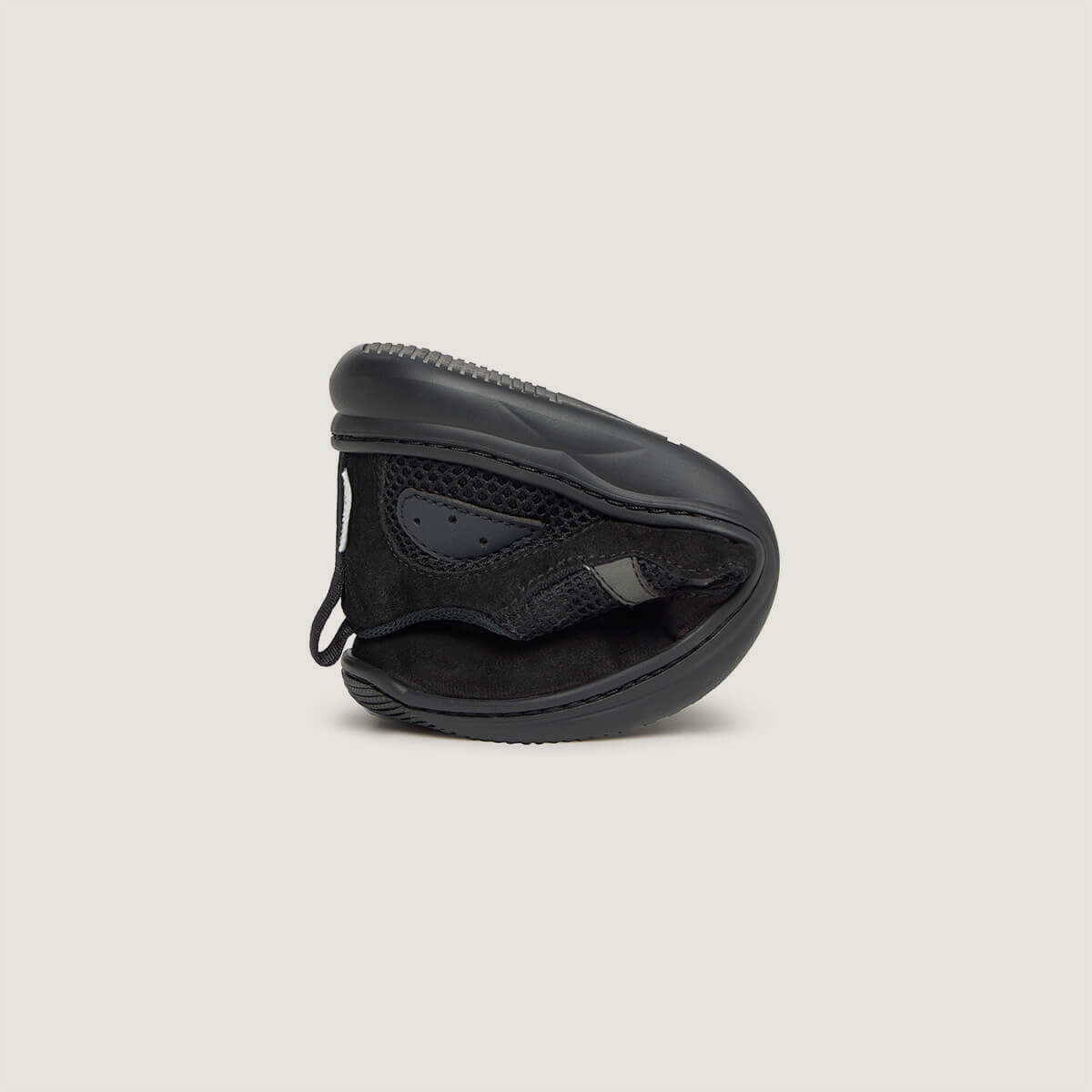 calzado microfibra barefoot comodo ligero pies anchos adolescentes tibi adulto freekers ss26 Serraje Negro 04 | Negro Serraje Reciclado