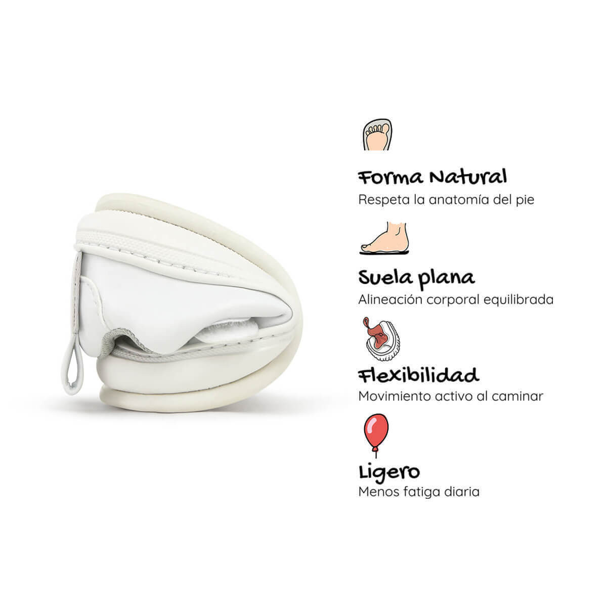 Plegado Turia Feroz | Blanco Bandeleta Microfibra