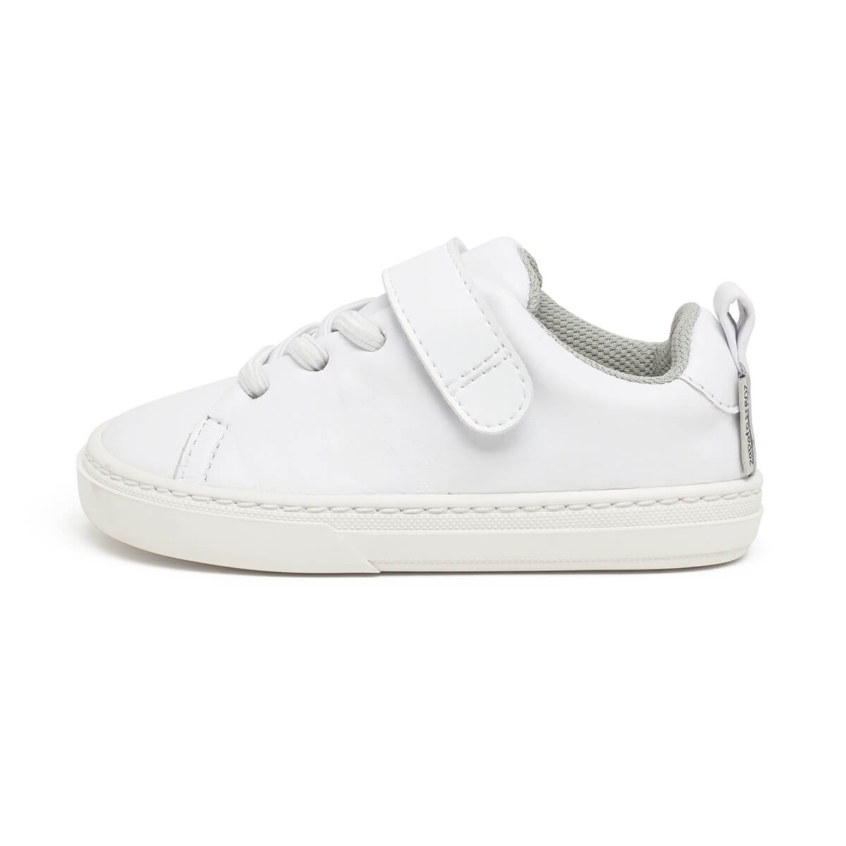 calzado piel barefoot comodo flexible cordones velcro ninos color blanco turia rocker aw24 00