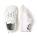 calzado piel barefoot comodo flexible cordones velcro ninos color blanco turia rocker aw24 03