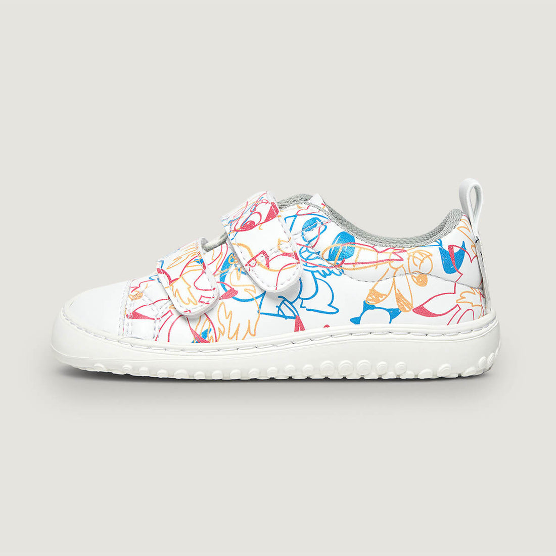calzado respetuoso movimiento infantil risco multicolor dibujitos moraira escolar rocker aw26 Blanco Multicolor 01