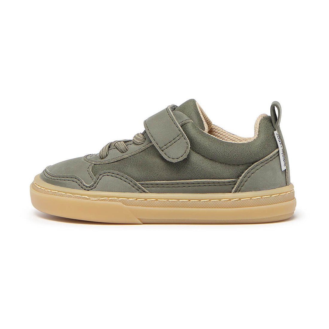 calzado respetuoso tejido microfibra faura color kaki rocker aw25 01 | Kaki Micronobuck Microserraje