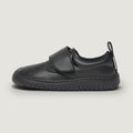 Lateral zapatillas colegio escolares garbi rocker | Negro Microfibra