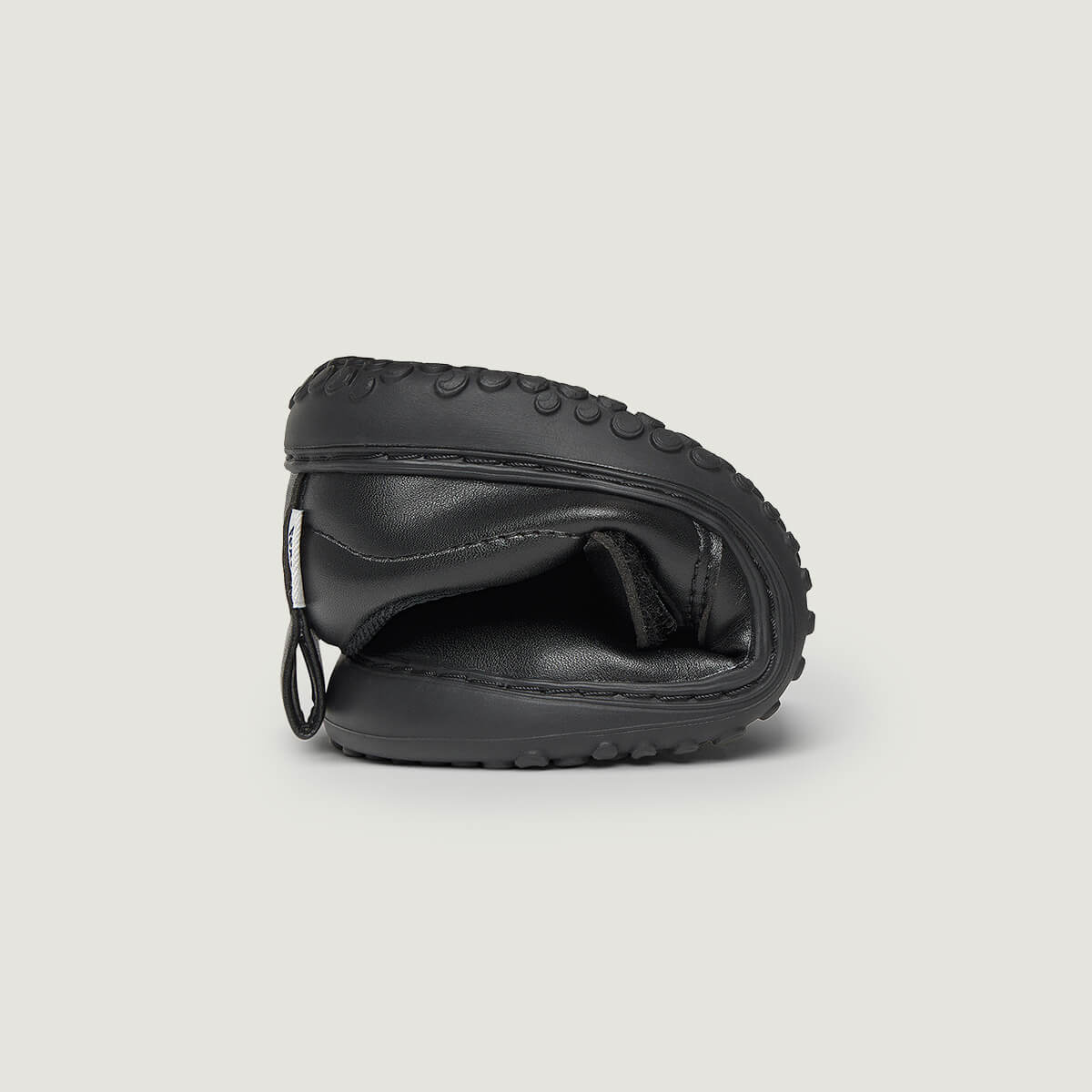 Plegado zapatillas colegio escolares garbi rocker | Negro Microfibra