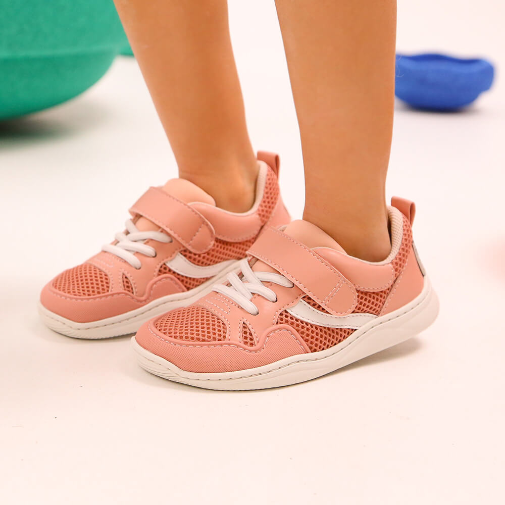 deportivas barefoot bebes respetuosas rosa tibi rocker ss26