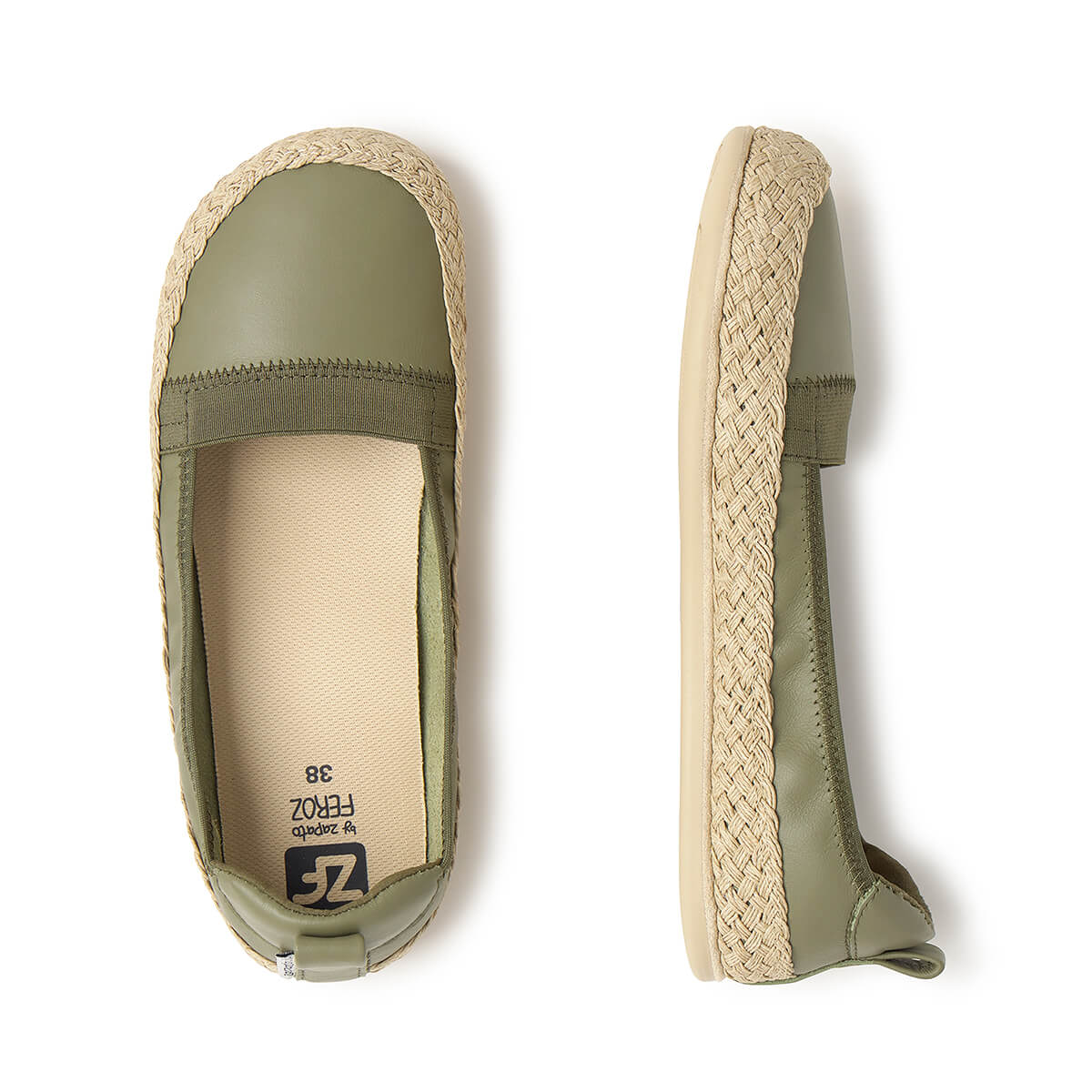 espardenas minimalistas fresquitas transpirables comodas ligeras mujer primavera verano teulada ss246 Piel Kaki 03