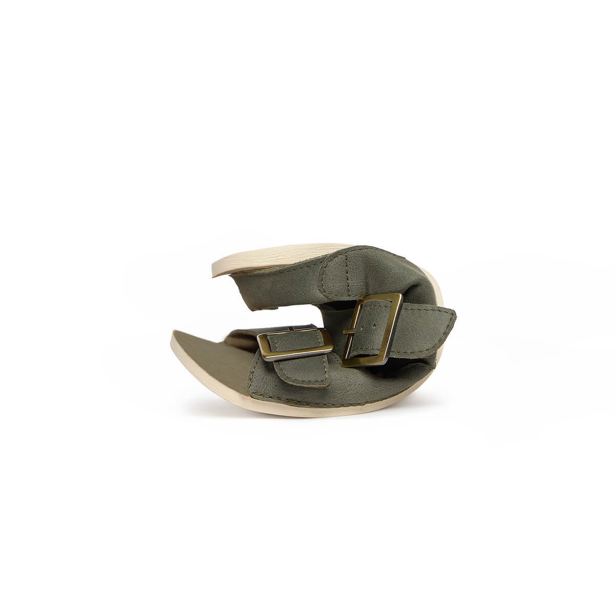 sandalia adulto minimalista respetuosa libertad movimiento hombre mujer saler ss26 Serraje Kaki 04