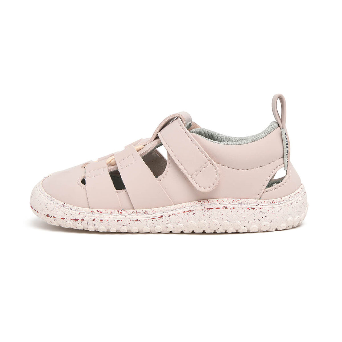 sandalia elastico respetuosa bebes rosa palo canet rocker ss25 01 | Rosa Palo Microfibra Nobuck