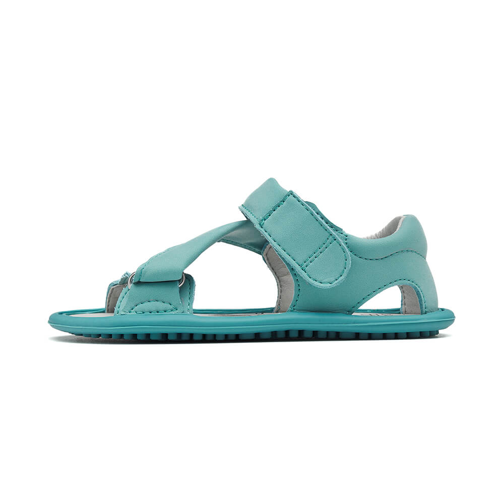 sandalias barefoot abiertas fresquitas comodas ninas color mint verde menta oliva rocker ss24  