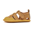 sandalias barefoot como andar descalzo color amarillo mostaza bebe denia feroz ss24  