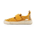 sandalias barefoot comodas ligeras color amarillo mostaza bebe benisa feroz ss24  