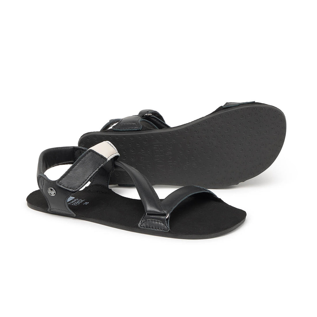 sandalias barefoot suela plana flexible mujer primavera verano oliva ss26 Piel Negro 02 | Negro Piel