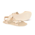 sandalias barefoot suela plana flexible mujer primavera verano oliva ss26 beige 2