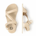 sandalias barefoot suela plana flexible mujer primavera verano oliva ss26 beige 3