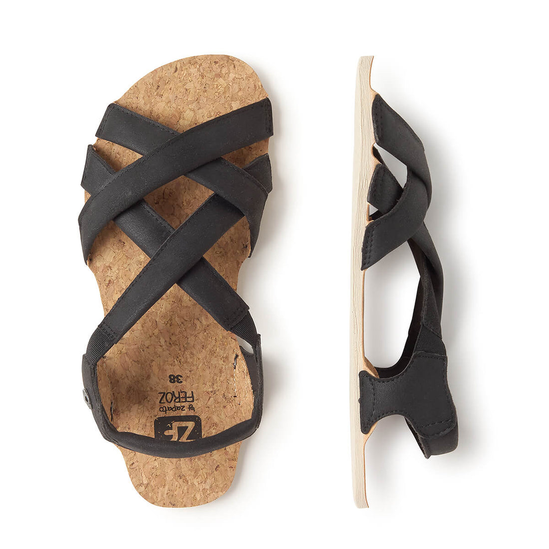 sandalias minimalistas resistentes lavables frescas comodas adulto unisex color negro primavera verano meliana ss25 03