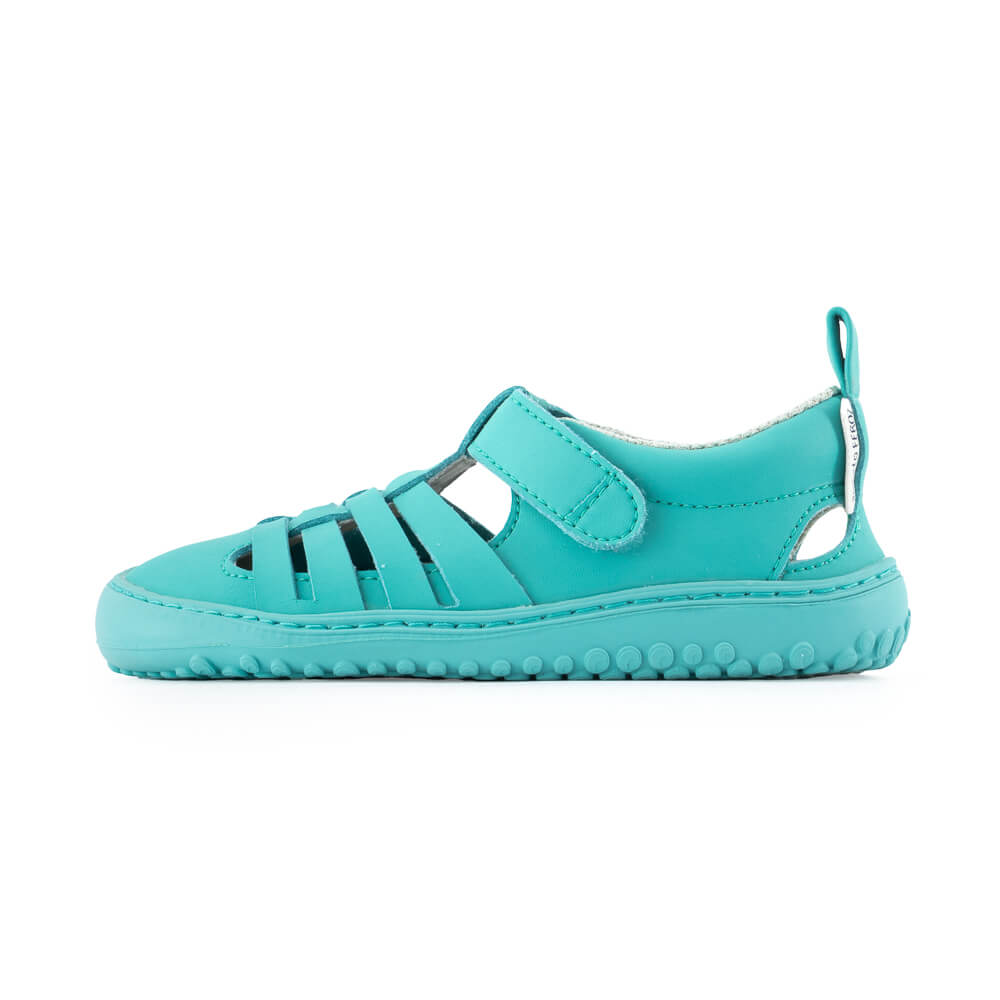 sandalias respetuosas crecimiento desarrollo natural pie ninos ninas color mint verde menta tabarca rocker ss24  