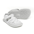 sandalias respetuosas forma pie movimiento libre ninos ninas color blanco calpe rocker ss24  