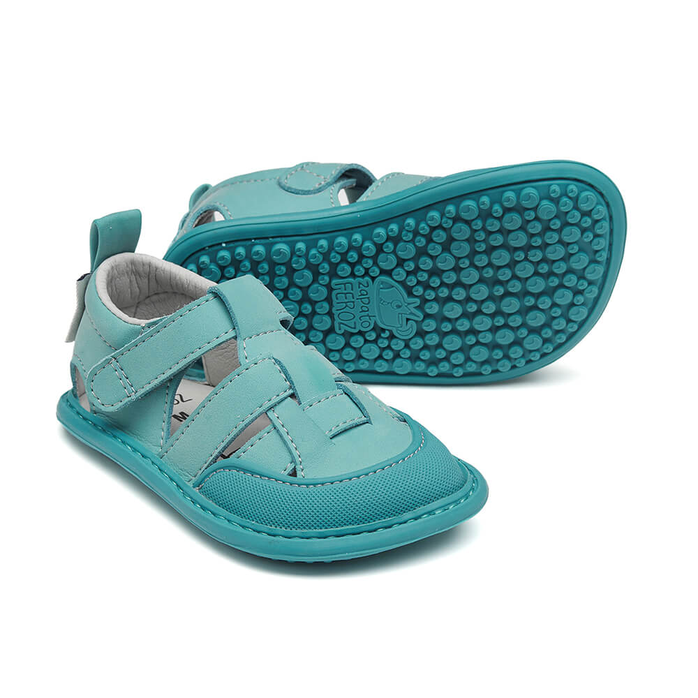 sandalias saludables duraderas resistentes color mint verde menta bebe denia feroz ss24  