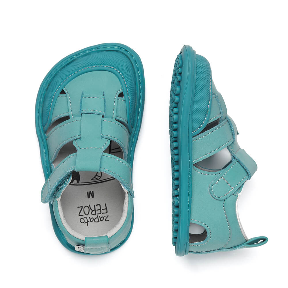 sandalias saludables duraderas resistentes color mint verde menta bebe denia feroz ss24  