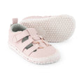 sandalias saludables respetuosas pies microfibra nobuck ninos ninas color rosa palo claro canet rocker ss24 