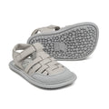 sandalias trenzadas suela blandita plana bebe color gris calpe feroz ss24  