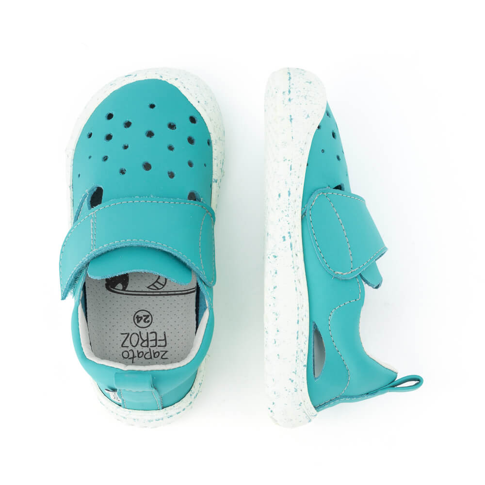 sandalias velcro ajuste agarre perfecto ninos color mint verde menta benisa rocker ss24  