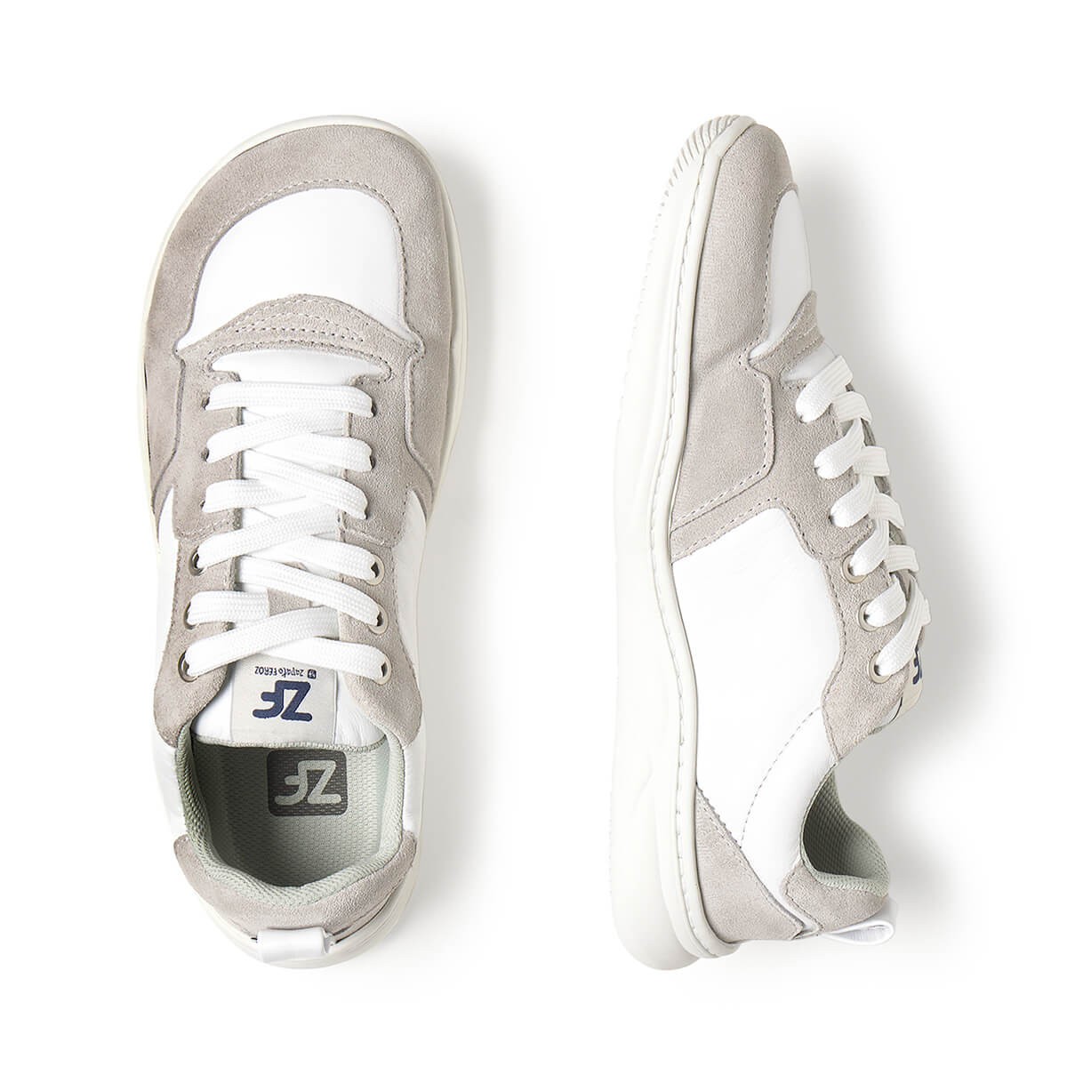 zapatilla deportiva adulto barefoot piel serraje blanco olocau aw25 03