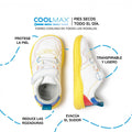 zapatilla deportiva bebe feroz barefoot multicolor olocau ss26 04