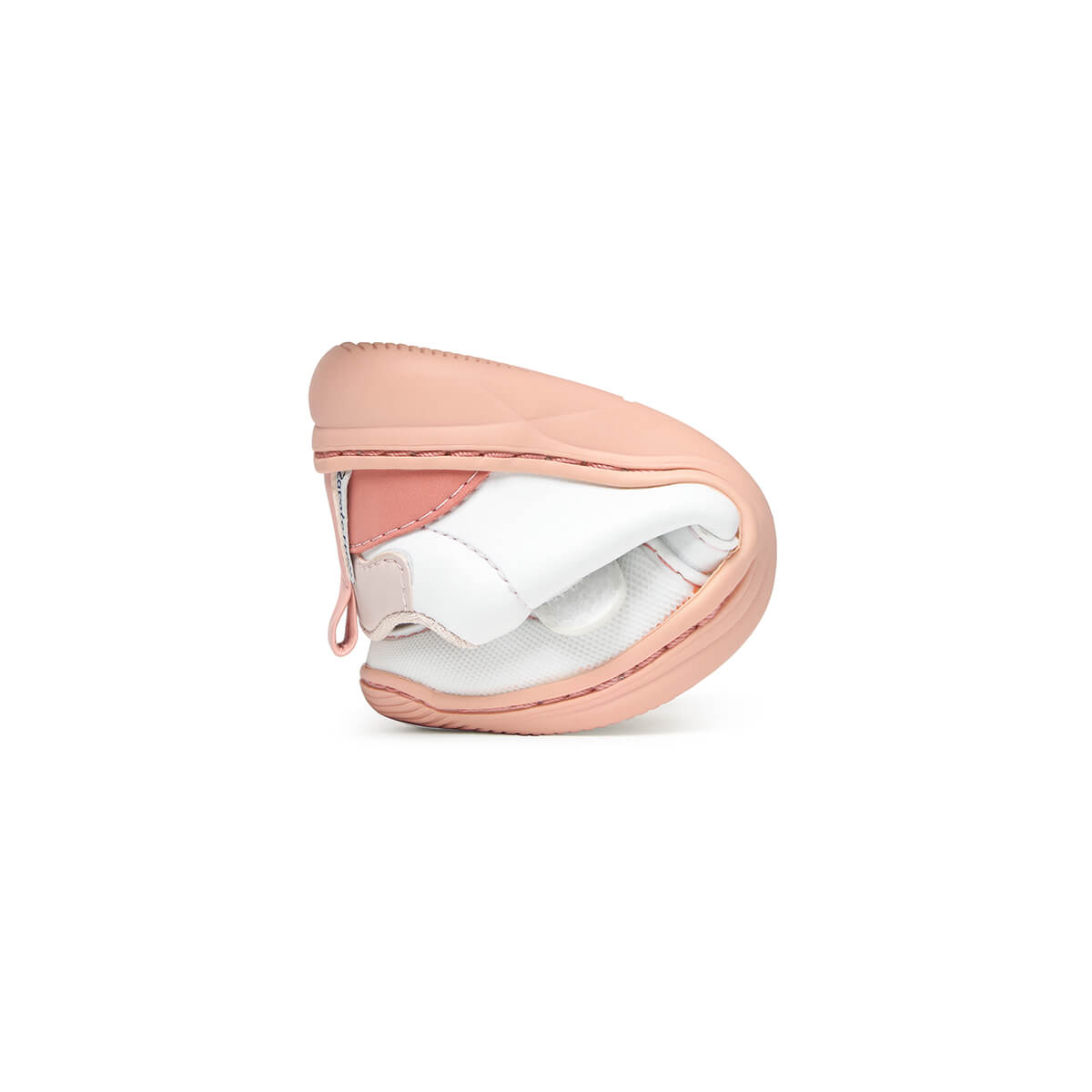 zapatilla deportiva bebe feroz barefoot rosa olocau ss26 05