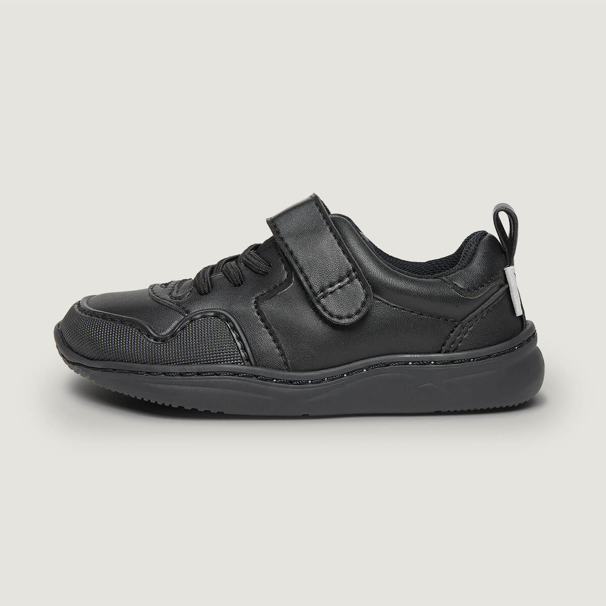 Lateral Deportiva Barefoot Olocau | Negro Microfibra