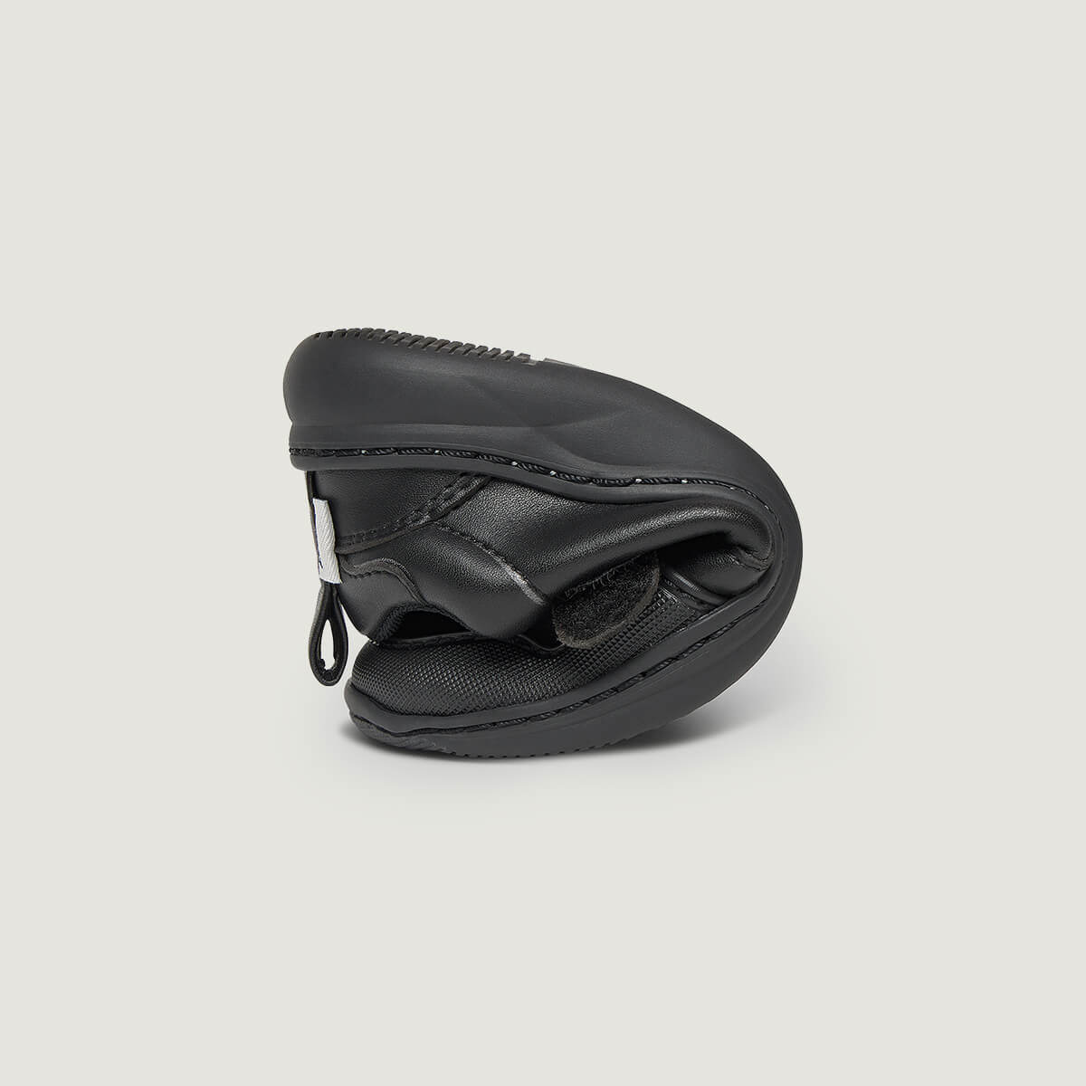 Plegado Deportiva Barefoot Olocau | Negro Microfibra