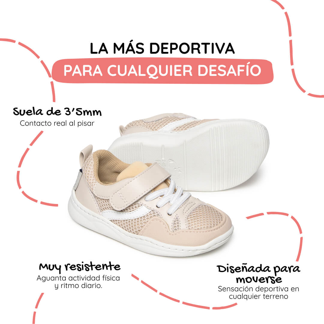 zapatillas barefoot bebe beige tibi rocker ss26 02