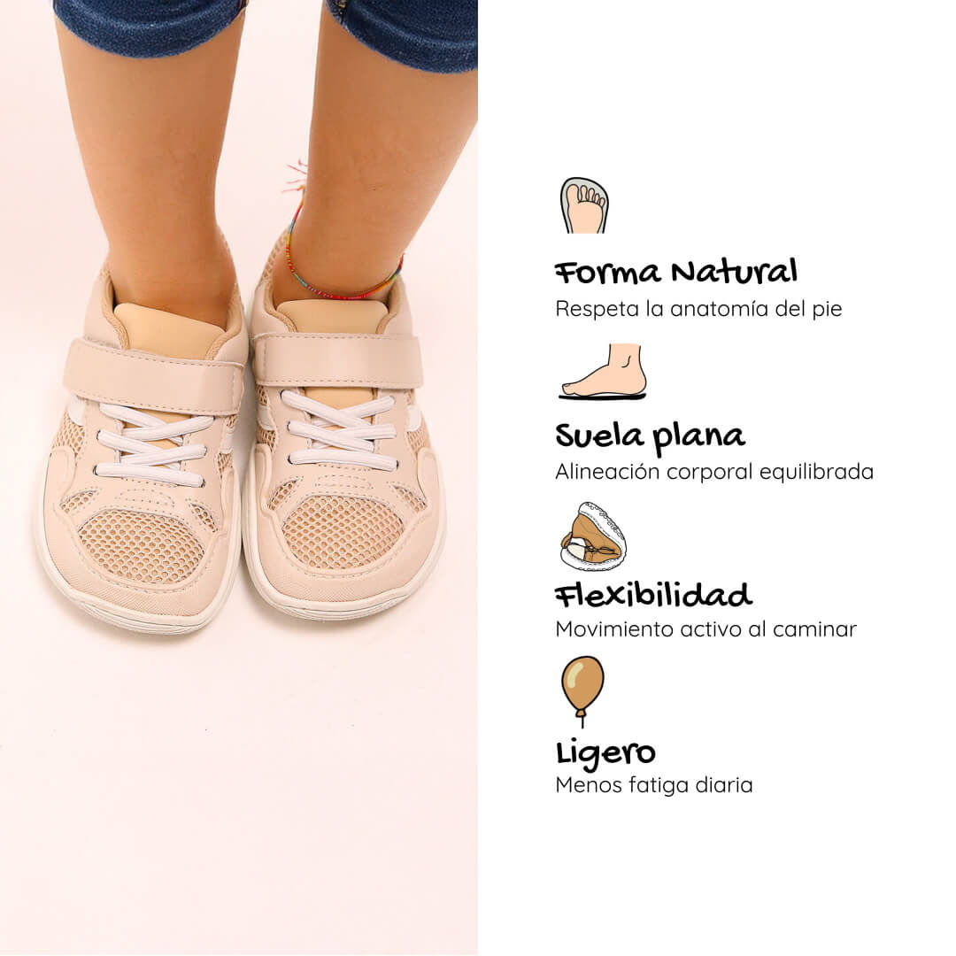 zapatillas barefoot bebe beige tibi rocker ss26 03