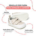zapatillas barefoot bebes color beige piedra rayo moraira feroz ss26 02 | beige rayo microfibra