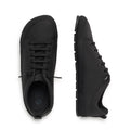 zapatillas barefoot casual urbanas cordones color negro paterna adulto aw24 03