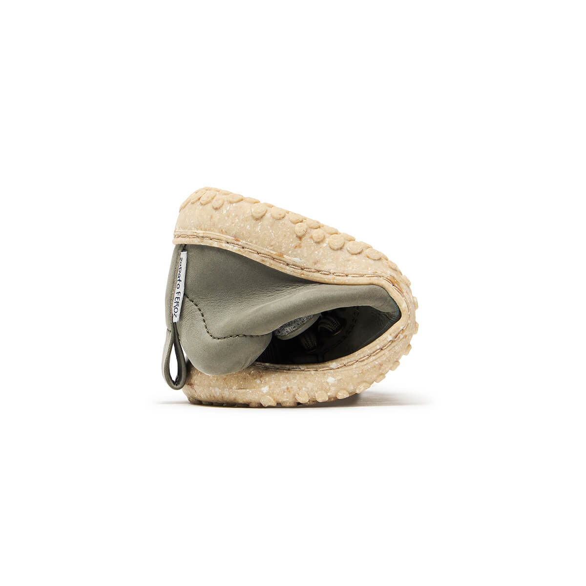 zapatillas botines deportivos respetuosos forma pie espacio dedos ninos color kaki jucar rocker aw24 04