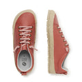 zapatillas casuales informales diario horma ancha color frambuesa rojo paterna adulto aw24 03 2
