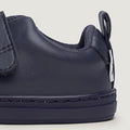 Detalle zapatillas colegial barefoot valencia rocker escolar | Azul Microfibra