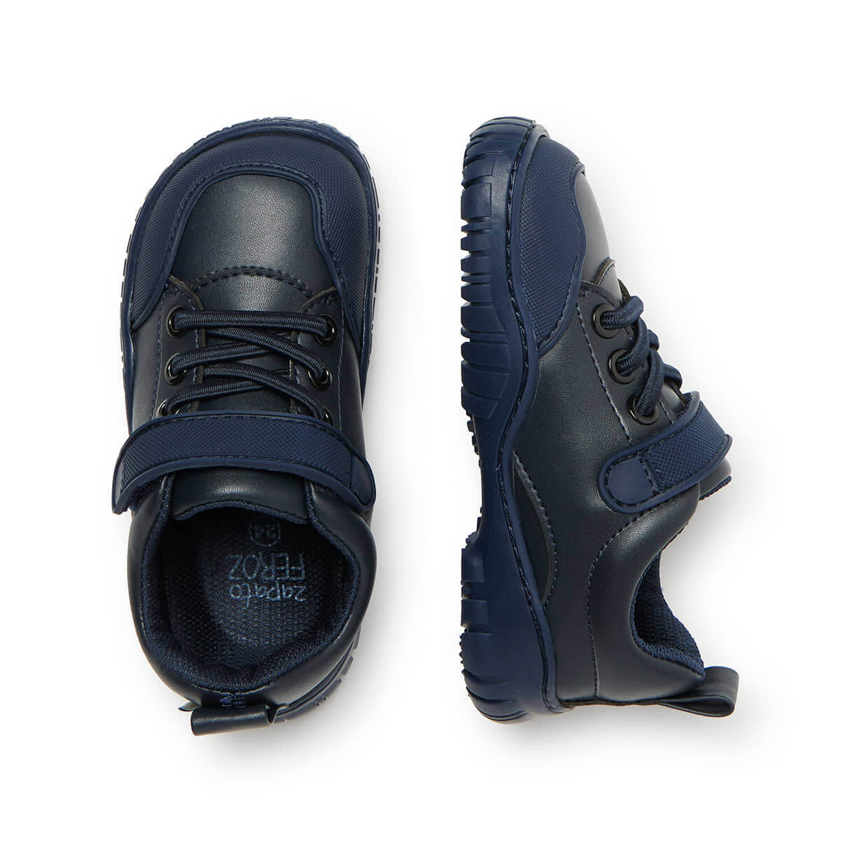 zapatillas deportivas minimalistas resistentes duraderas uso todo ano ninos color azul ibi rocker aw24 03