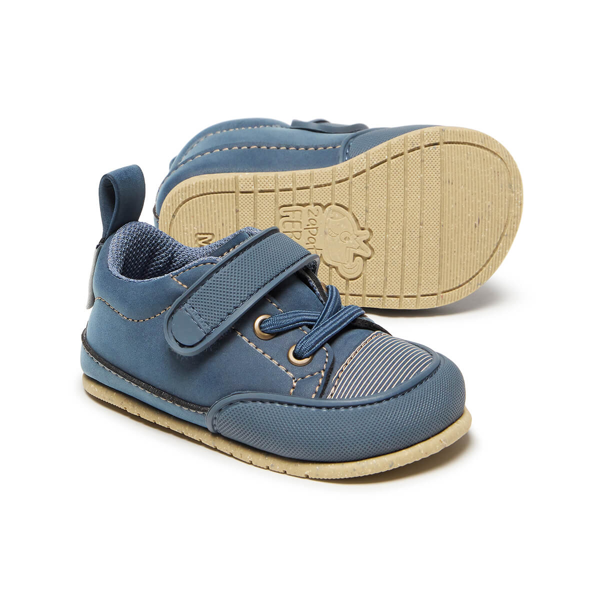 zapatillas infantiles respetuosas resistentes duraderas colegio todos dias color azul paterna feroz aw24 02