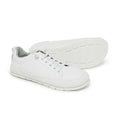 zapatillas minimalistas forma pie suela plana flexible color blanco paterna adulto aw24 02