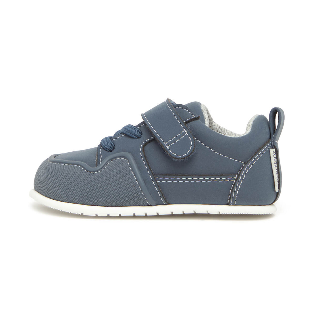 zapatillas minimalistas urbanas bebe color denim tejano vaquero cheste feroz ss25 01 | Azul Denim Microfibra Nobuck